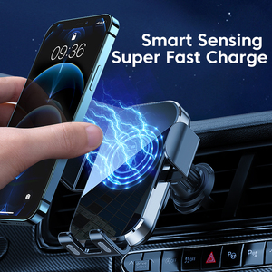 Soporte de <span class=keywords><strong>cargador</strong></span> de coche inalámbrico de sujeción automática <span class=keywords><strong>Cargador</strong></span> inalámbrico de soporte de teléfono de coche de 15W para <span class=keywords><strong>Iphone</strong></span> 15 14 13 12 <span class=keywords><strong>11</strong></span> Pro Max Plus - Product Image 2