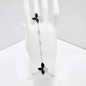 Slave-Armband Großhandel Hochwertige 18k Anlauffreie Wasserdichte Finger-zu-Handgelenk Designer-Schmuck Bekannte Marken Handkette - Product Image 6