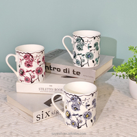Mug de bureau en céramique de luxe léger, grande capacité, mug en céramique pour la maison, fête d'anniversaire, tasse à lait pour le petit-déjeuner