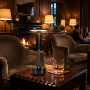 Metaal USB Oplaadbare Touch Moderne Luxe Gouden Bedside Nachtlamp Restaurant Draadloze Batterij Oplaadbare Led Tafellamp - Product Image 2