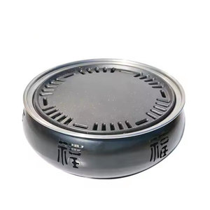 เตาย่างยาคินิกุกทรงกลมสไตล์ญี่ปุ่นเตาย่างบาบีคิวแบบเกาหลีสำหรับร้านอาหารในร่ม - Product Image 1