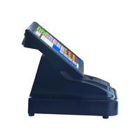 ¡Salida de fábrica! Pantalla táctil pos todo en uno caja registradora para la venta con impresora térmica, sistema operativo, Software, cajón de efectivo, pantalla dual