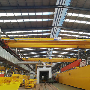 Grue à <span class=keywords><strong>pont</strong></span> à double poutre <span class=keywords><strong>de</strong></span> 5 tonnes Q355 avec chariot à treuil, fournie directement par l'usine - Product Image 4