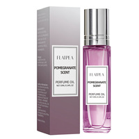 Huile de parfum à la grenade en roll-on, parfum floral fruité avec des notes de poire, fraise, pivoine, rose, vétiver et thym, 0,34 fl.oz