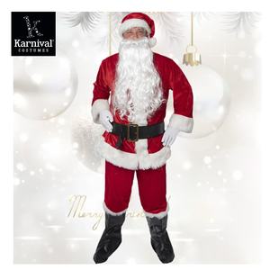 ODM vente en gros de tissu lourd de haute qualité <span class=keywords><strong>Costume</strong></span> de père Noël pour hommes <span class=keywords><strong>Costume</strong></span> de père Noël adulte chaud - Product Image 1