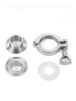 d'usine de qualité alimentaire Ss304 connecteur rapide en acier inoxydable pince sanitaire support de tuyau de virole de soudure