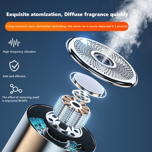 Portable <span class=keywords><strong>Auto</strong></span> Parfum Liquide Verre Véhicule Désodorisant Smart Car Désodorisant Diffuseur De Parfum avec Océan Parfum Aromathérapie - Product Image 5