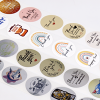 Autocollants Logo Personnalisés en Vinyle Imperméable en Rouleau – Impression d'Étiquettes Rondes pour l'Image de Marque des Produits