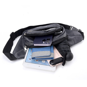 Men's Waist <b>Bag</b> Large Capacity Nylon Sport Chest <b>Bag</b> For Everyday Outfits Crossbody Phone <b>Bag</b> - Product Image 4