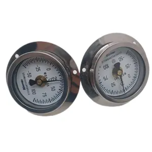 Custom design bimetallic temperature meter for industry use -50 to 100 degrees Celsius