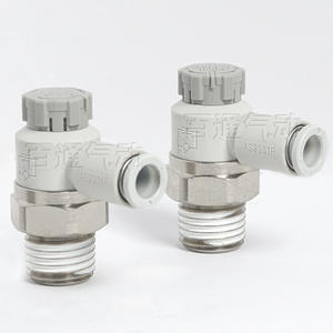 Válvula de Estrangulamiento Neumática SMC, Accesorio AS1201F-M5-04/06A/AS2201F-01/02/03-08/10SA/12SA para Agua, Gas y Aceite, Soporte Personalizado OEM - Product Image 3