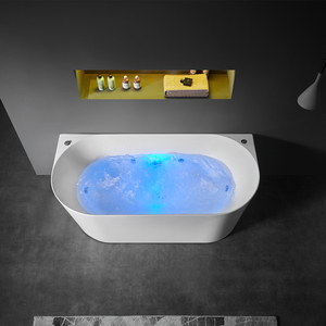 Baignoire Spa Moderne en Acrylique Tendance, Autoportante, avec Jupe Décorative, pour Plongée Froide, avec LED, pour Usage Hôtelier - Product Image 2
