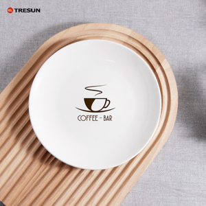 High Quality 10.5 Inch <b>White</b> Porcelain Serving Plate Classic Style Dishwasher Safe Microwavable Safe Eco-Friendly Custom Dishes - Product Image 6