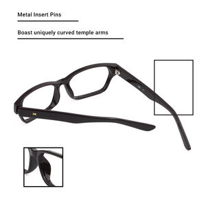 Óculos Ópticos Retangulares Retro TR90 com Armação Flexível e Transparente em Cores Sólidas - Product Image 4