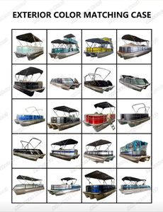 <span class=keywords><strong>Bateau</strong></span> ponton de fête de luxe de 21 pieds de Chine, avec auvent, petit, <span class=keywords><strong>pas</strong></span> <span class=keywords><strong>cher</strong></span>, flottant, en aluminium préfabriqué, moteur hors-bord à vendre - Product Image 5