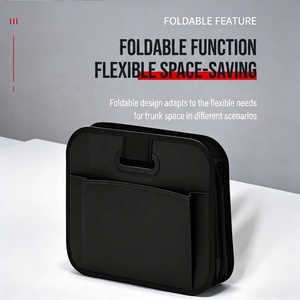 Organisateur de coffre de voiture pliable grande capacité à compartiments multiples, en tissu Oxford épais et imperméable, <span class=keywords><strong>pour</strong></span> berline, SUV, camionnette - Product Image 2