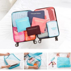 Yy231 6 Pcs Luggage <b>Compression</b> Pouches Storage <b>Bags</b> Packing Organizers Clothing Travel Organizer - Product Image 2