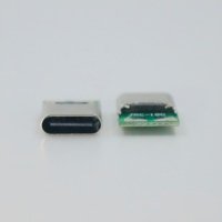 Connecteur USB Type C Femelle avec Module PCB 2 Pads Soudés 5A 30 Milliohms pour la Charge