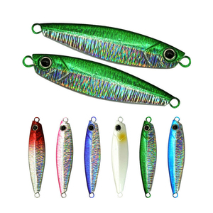 Señuelo de jigging de plomo 120g con acción estable de vibración y destello para lubina, pargo, caballa, cebo de fondo para pesca en agua salada/oceánica - Product Image 1