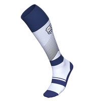 Chaussettes de baseball de haute qualité avec logo personnalisé Chaussettes de sport en coton sublimé à la hauteur du genou pour jeunes Respirantes et antidérapantes