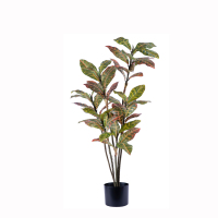 Plantes Artificielles : Arbre de Chêne Réaliste, Faux Ficus en Pot, Figue à Feuilles de Violon pour Décoration Intérieure, Aménagement Paysager Écologique