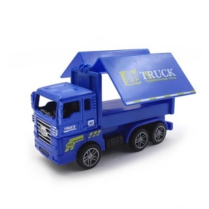 Voiture jouet en alliage moulé sous pression Véhicule de livraison express Logistique Transport <span class=keywords><strong>Truck</strong></span> Kids Model Simulation Car Pullback Feature Fast - Product Image 4