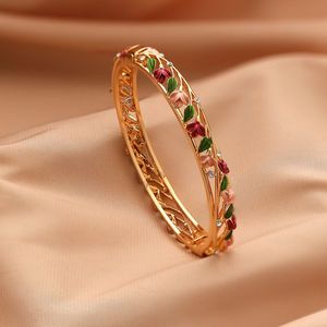 Modische Blumen-Armreifen für Mädchen, Elegante Stilvolle Personalisierte Accessoires für Damen, Trendige Schmuckstücke im Großhandel - Product Image 4