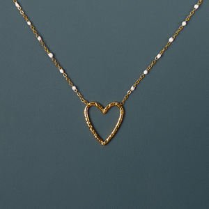 Collana da Donna YFB 386 Primavera Estate 44.5cm con Ciondolo in Smalto e Acciaio Inossidabile, Collana alla Moda per il Commercio all'Ingrosso - Product Image 1