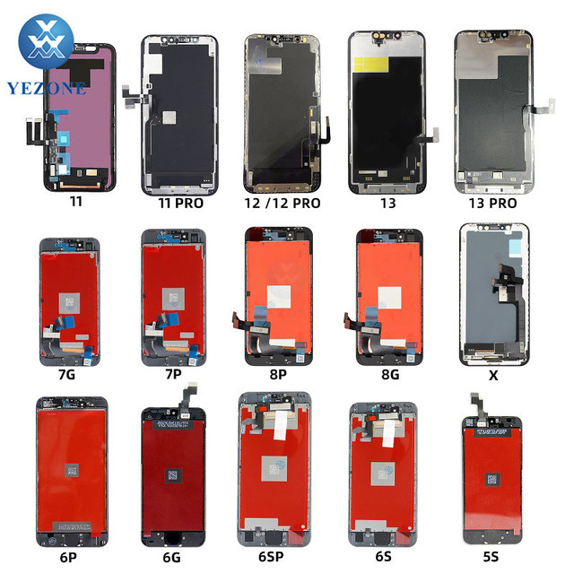 Incell New LCD for iPhone X Xs Xr 11 12 Oled OEM TFT Mobile Phone LCDs Screen Combo Display Assembly Replacement