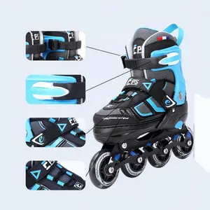 Maat Knipperende Rolschaatsschoenen Meisje Jongen Patins Quad Rolschaatsen Voor Dames