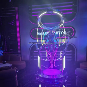 Escultura Club Bar KTV Decoración Artesanía de fibra de vidrio Tecnología futura Obra DE ARTE Estatua Lámpara de pie Escultura - Product Image 2