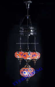Marrakech Đèn Chùm Treo Cổ Ma-rốc Thổ Nhĩ Kỳ Thủ Công Khảm Thủ Công 3 Quả Cầu - Product Image 6