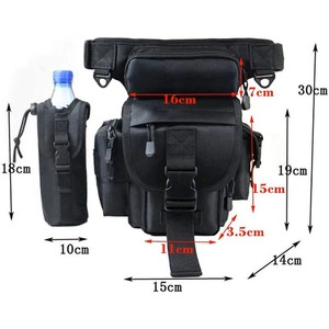 Đa chức năng chiến thuật ngoài trời Đi Xe Máy Đi Bộ Đường Dài đi du lịch thả chân Eo Túi Túi chai nước Công cụ câu cá túi - Product Image 5