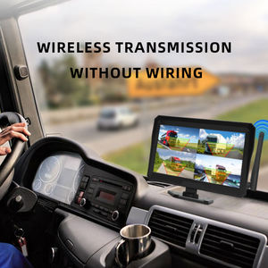 300 मीटर सिग्नल के साथ उच्च परिभाषा 10 इंच वायरलेस कार मॉनिटर, बस आरवी ट्रक के लिए रिमोट कंट्रोल आईपीएस टच स्क्रीन - Product Image 6