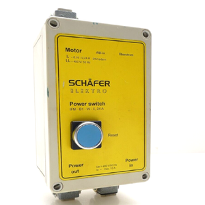 Interruptor Eléctrico Schfer -B1-W-0.24, Nuevo y Original, Sistemas PLC de Control Programable para Automatización Industrial - Product Image 1
