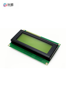 LCD2004A โมดูลจอแสดงผล LCD แบบตัวอักษร AIP31066 คอนโทรลเลอร์พอร์ตขนานสีน้ำเงินสีเหลือง-สีเขียว 5V มีในสต็อก - Product Image 3