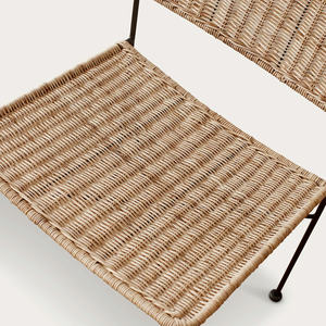 Silla de comedor de ratán meticulosamente tejida a mano que aporta una estética única y definida a la decoración de sus muebles de comedor para el hogar - Product Image 2