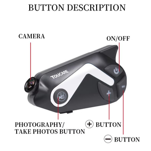 Intercom <span class=keywords><strong>Moto</strong></span> Intelligent T50S : Liaison Mesh Sans Faille pour une Portée de 1200m, Son Clair comme du Cristal, Casque Bluetooth Ultra-Résistant - Product Image 1