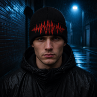 Bonnet brodé personnalisé de haute qualité, style urbain Y2K Gorpcore, bonnet tricoté, fabricant en marque blanche, vente en gros