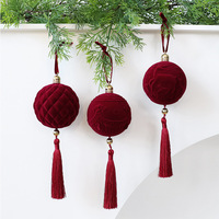 Set Bola Natal Baru Berlapis Elektroplating dan Berlapis Cat 8CM 9PCS Hiasan Gantung Pohon Natal Hadiah Natal Liburan