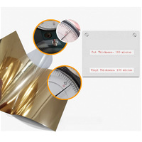 Vinilo Termotransferible PU Suave para Grabado Metálico, Vinilo Termoadhesivo de Colores para Prensa Térmica, Vinilo Fácil de Despegar para Plotter de Corte