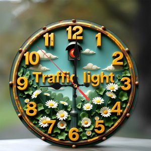 Round Wooden Wall <b>Clock</b> 25x25Cm Nordic <b>Silent</b> Non Ticking Bedroom Decor - Product Image 4