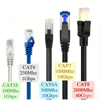 Câble Ethernet en vrac Cat6 Cat6A 305m personnalisable, prix usine IDEX, cuivre pur, vente en gros