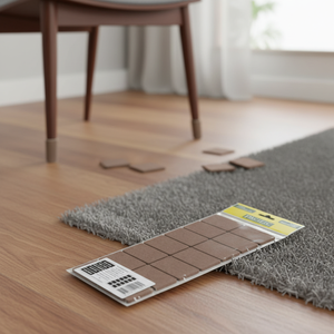 Marrón 35x55mm autoadhesiva sentí piso Protector, almohadillas - Product Image 3