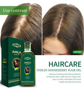Özel etiket nemlendirici <span class=keywords><strong>Amla</strong></span> saç yağı hint ve doğal bakım Gooseberry yağı uzatma organik saç tedavisi - Product Image 5