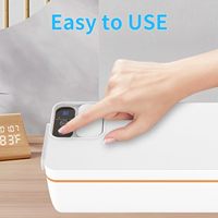 Kabellose Typ-C-Lade-Elektrische Lunchbox Speisenwärmer Ohne Wasser Tragbare Beheizte Lunchbox mit HD-Digitalanzeige