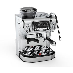 Machine à café <span class=keywords><strong>expresso</strong></span> 3 en 1 avec moulin à café, en acier inoxydable, avec chaudière en cuivre, pour une seule tasse, vente en gros - Product Image 1