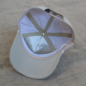 Gorra de béisbol de microfibra de fábrica de 5 paneles con visera corta, estilo casual deportivo, con logotipo bordado personalizado y cinta. - Product Image 5