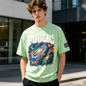 Fabricant de T-shirts à Marque Blanche Personnalisés Haut de Gamme avec Impression en Relief, T-shirts Amples Style Urbain, Impression Numérique, Broderie et Patchs pour Hommes - Product Image 3