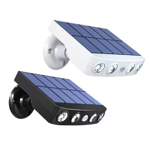 Potente Lámpara Solar de Pared con 4 LED, IP65 Impermeable, Sensor de Movimiento, Recargable, Control Remoto, 3 Modos, para Jardín Exterior - Product Image 2